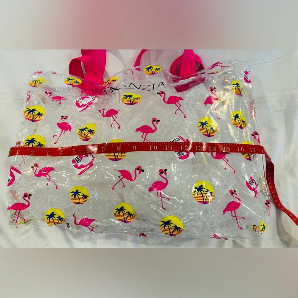 Flamingo-themed Beach Tote